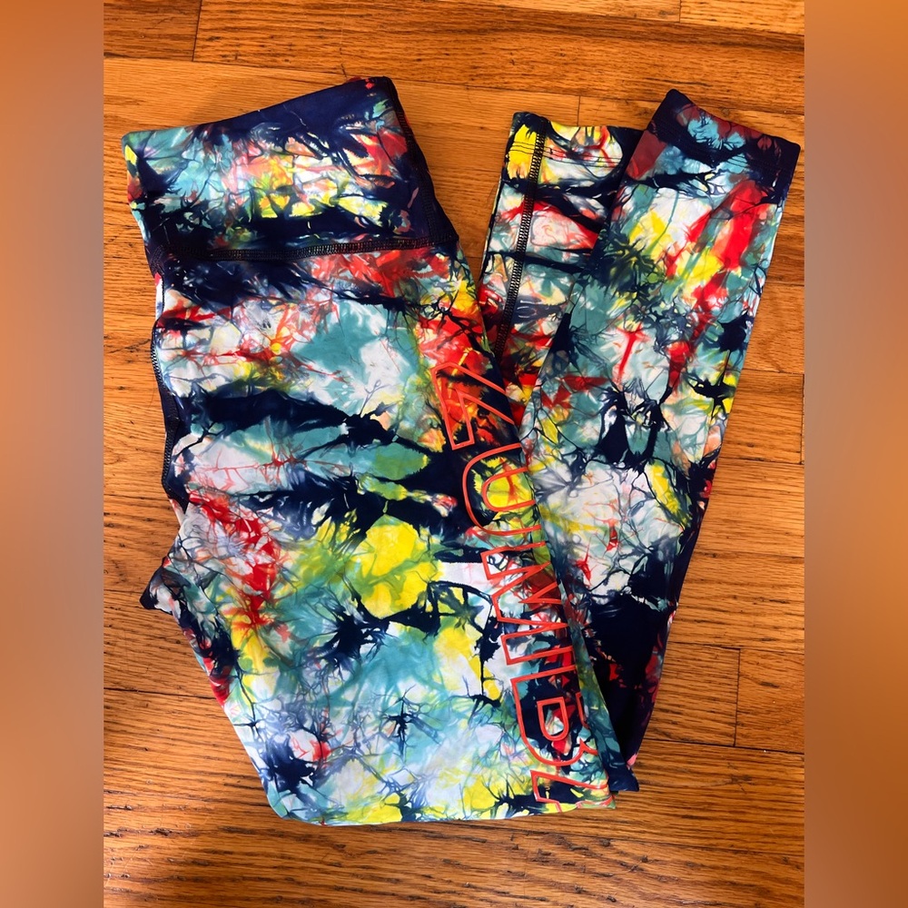 Zumba Fitness Vibrant Tie-Dye Leggings